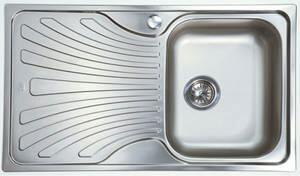 Chậu rửa bát 1 hố bàn Teka NERISSA 1B1D REWW/WATE SYPHON