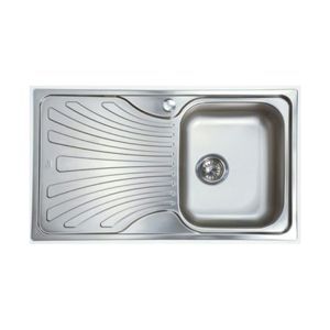 Chậu rửa bát 1 hố bàn Teka NERISSA 1B1D REWW/WATE SYPHON