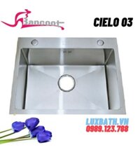 Chậu rửa bát 1 hố Inox 304 CIELO 03