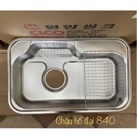 Chậu rửa bát 1 hố kích thước lớn Hàn Quốc ECOFA DJUS-840 chính hãng