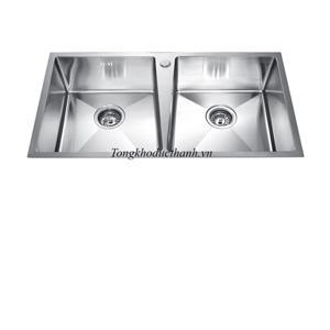 Chậu rửa bát 2 hố chống ồn Bello BL-C560