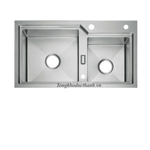 Chậu rửa bát 2 hố chống ồn Bello BL-C580