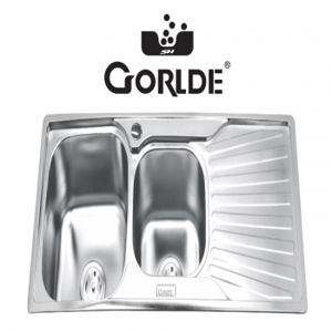 Chậu rửa bát 2 hố có bàn Gorlde GD5506 (GD-5506)
