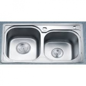 Chậu rửa bát Gorlde GD5502 (GD-5502) - 2 hố lệch