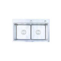 CHẬU RỬA BÁT 2 HỐ NOBINOX LUMIA NJ522