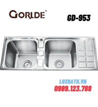 Chậu rửa bát 2 hố SUS 304 Gorlde GD953 (GD-953)