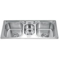 Chậu rửa bát 3 hố Gorlde GD5630 (Inox 304)