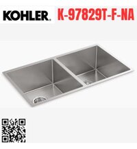 Chậu rửa bát âm bàn 2 hố cân Kohler K-97829T-F-NA