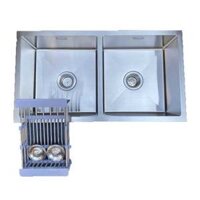 Chậu rửa bát âm bàn đá HA8245 cân 304