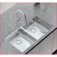 Chậu rửa bát âm tủ, Bồn rửa chén âm tủ inox 304 EUS68144 CHÍNH HÃNG EUROGOLD.