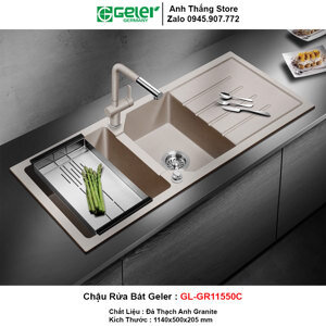 Chậu rửa bát đá Geler GL- GR 11550C