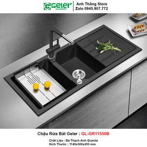 Chậu rửa bát đá Geler GL- GR 11550B