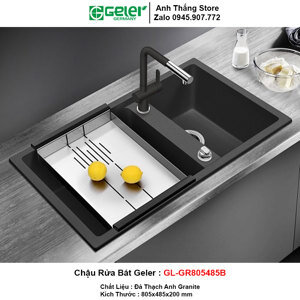 Chậu rửa bát đá Geler GL- GR 805485B
