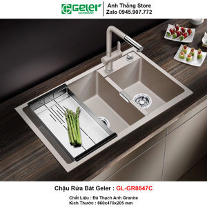 Chậu rửa bát đá Geler GL- GR 8647C