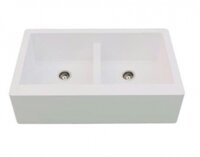 Chậu rửa bát đá màu trắng Carysil REC2 Snova