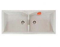 Chậu rửa bát đá màu xám tro Carysil LAC2 ARENA