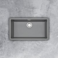 Chậu rửa bát đá màu xám Malloca ZEN-K-13073