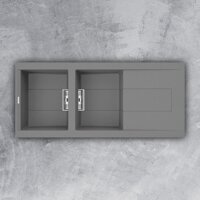 Chậu rửa bát đá màu xám Malloca SMART K-500