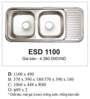 Chậu rửa bát Ecofa ESD-1100