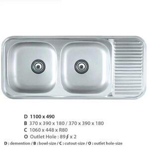 Chậu rửa bát Ecofa ESD-1100