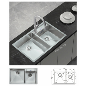 Chậu rửa bát Eurogold EUS58050