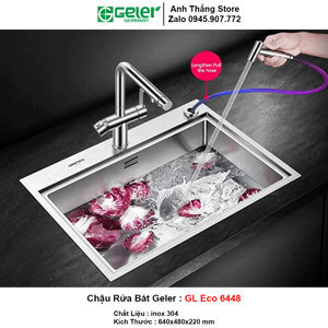 Chậu rửa bát Geler GL Eco-6448
