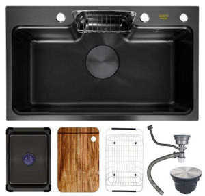 Chậu rửa bát Gento GT04-8048 Nano