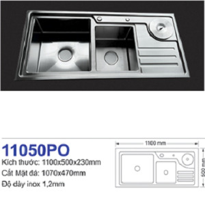 Chậu rửa bát Hàn Quốc TOPY KOREA 1100