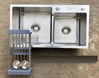 Chậu rửa bát handmade đúc Inox cao cấp Kagol H8245 lech New