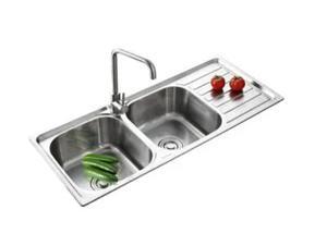 Chậu rửa bát inox 2 hố có bàn Toàn Thắng T10545