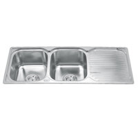 Chậu rửa bát inox 2 hố Gorlde GD-5525