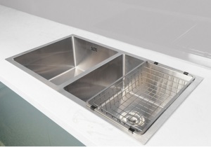 Chậu rửa bát inox 2 hố lệch Toàn Thắng T8245