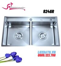 Chậu rửa bát Inox 304 2 hố cân Bancoot 8246R