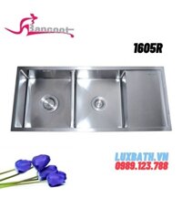 Chậu rửa bát Inox 304 2 hố có bàn Bancoot 1605R