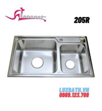 Chậu rửa bát Inox 304 2 hố lệch Bancoot 205R