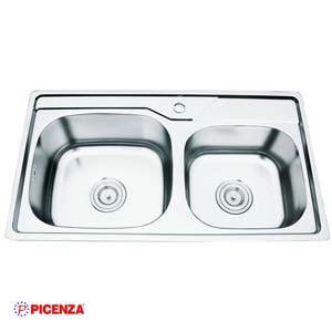 Chậu rửa bát inox cao cấp Picenza PZ98044 (PZ9-8044)