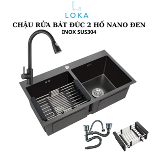 Chậu rửa bát inox Korea 8245