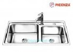 Chậu rửa bát inox nhập khẩu Picenza PZ8043 (PZ-8043)