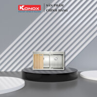 Chậu rửa bát Konox Workstation Sink – Topmount Sink KN8250TD – Chậu rửa đôi – Inox 304 cao cấp - CEF