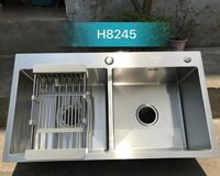 Chậu rửa bát KOREA SUS 304 8245 ( 2 hố cân )
