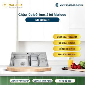Chậu rửa bát Malloca MS 8804 N