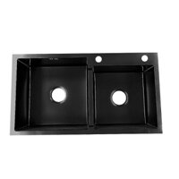 Chậu rửa bát màu đen Miken MKRB-8245BLL