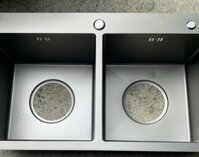 Chậu rửa bát màu ghi Inox 304 phủ nano Daelim 8545C (850x450x250mm)