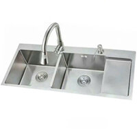 Chậu rửa bát nhập khẩu Hàn Quốc Cico ISD-1080 (Trái/Phải)