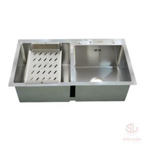 Chậu rửa bát Picenza 2 hố lệch HM8245-615
