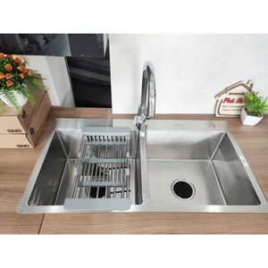 Chậu rửa bát Sơn Hà 2 hố cân HM.X.2C.82.2.3