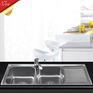 Chậu rửa bát Sơn Hà Premium S105D2.3 304