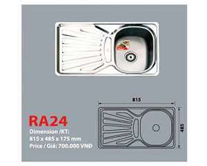 Chậu rửa bát Tân Á Rossi RA24 (RA 24)