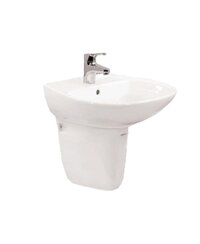 Chậu rửa Ceravi CB103 + chân ngắn CCN142