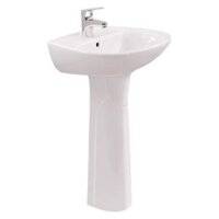 Chậu rửa Ceravi CB103 + chân dài CCD152
